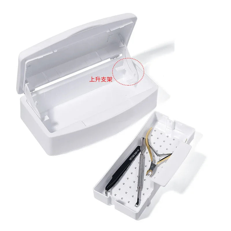 Nail Art Disinfection Machine & Box for Manicures and Eyelashes Nail Art Beauty Salon Use