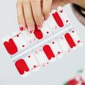 2026 New Wholesale Custom Nail Wraps Valentine Design Eco-friendly 2D/3D Easy Apply Real Nail Polish Strips