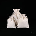 Customized Design With Logo Pure Color Canvas Drawstring Bag for Jewelry Packaging Candy Gift Cosmetic Watch Organizer