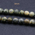HZ Natural Stone Making Jewelry Loose Beads Material Multi Color Beads Colour Round Kambaba Jasper Beads