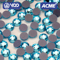 VDD 027 Aquamarine ACME Top Quality Hot-Fix Glass Rhinestones Crystal Flatback Strass Stones for Garment Wedding Dress
