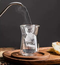 115ml Best Selling High Borosilicate Silicone  Simple Classic Double Wall Milk Juice Cup Glass Coffee Cup