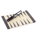 In Stock New Design Foldable Chess Games Set Luxury Travel Portable Fabric PU Leather Backgammon