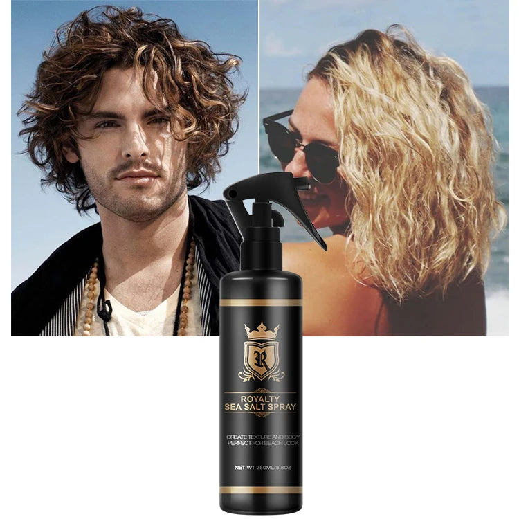 ROYALTY Private Label Alcohol-Free Seasalt Texture Hairspray Texturizing & Volumizing Sea Salt Spray for Curl Beach Wave