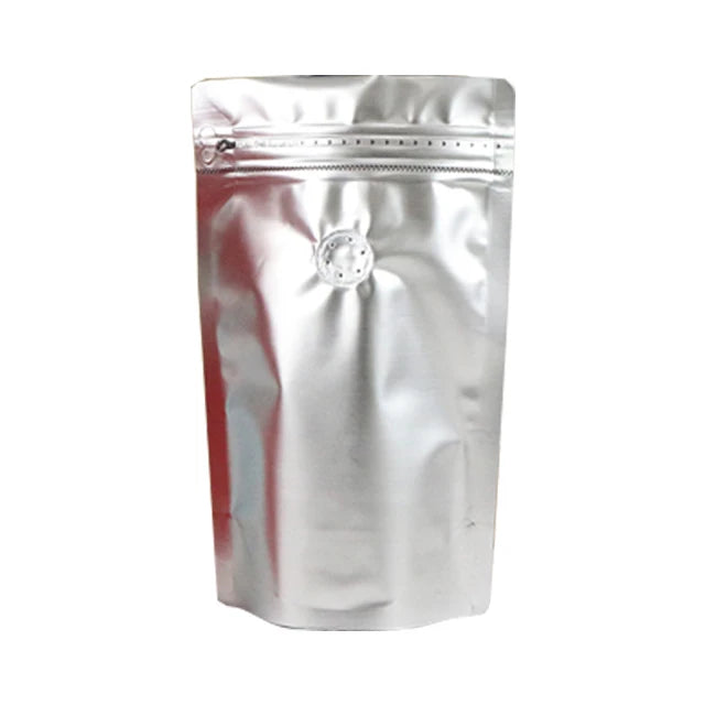 Custom Print Double Ziplock Stand Pouch Food Grade Aluminum Foil Printed Flat Bottom Smell Proof Coffee Packaging Bags