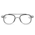 New Fashion Double Bridge Optical Anti Blue Glasses Large Square Frame Spectacle Frames Designer Optical Glasses