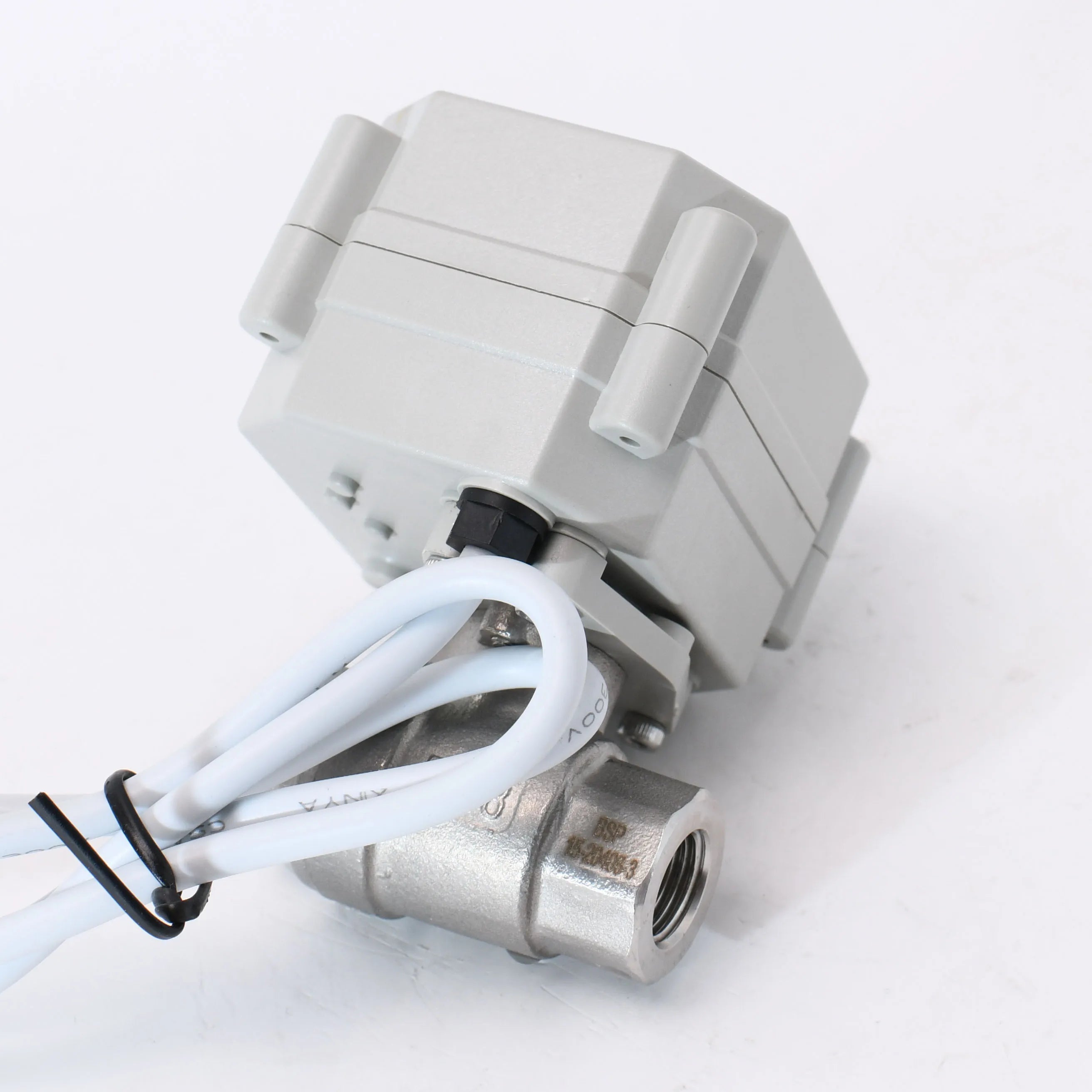 1/4" DN8 SS316 DC9-24v DC12v CR202 Normally Closed Stainless Steel Motorized Ball Valve Electric Water Valve Flow control device