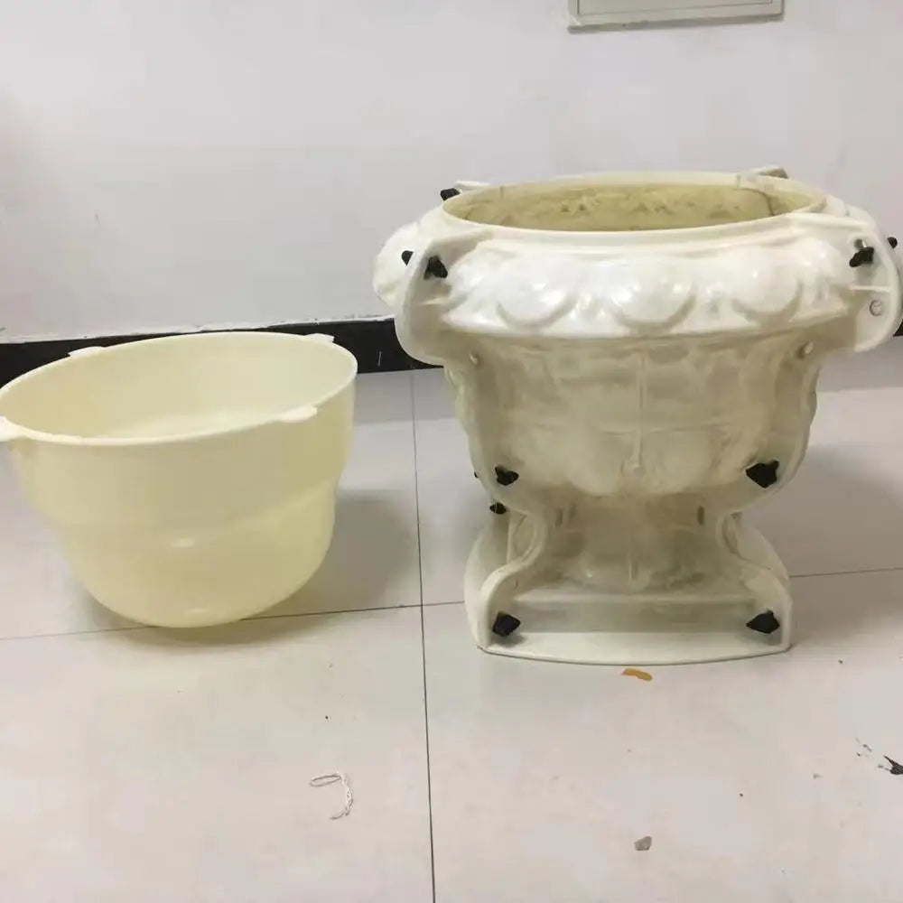 Exterior Garden Concrete Flower Pot  Planter Plastic Molds
