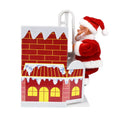 Door Climbing Chimney Electric Music Santa Claus Novelty Creative Children's Toys Ornaments Christmas Gifts