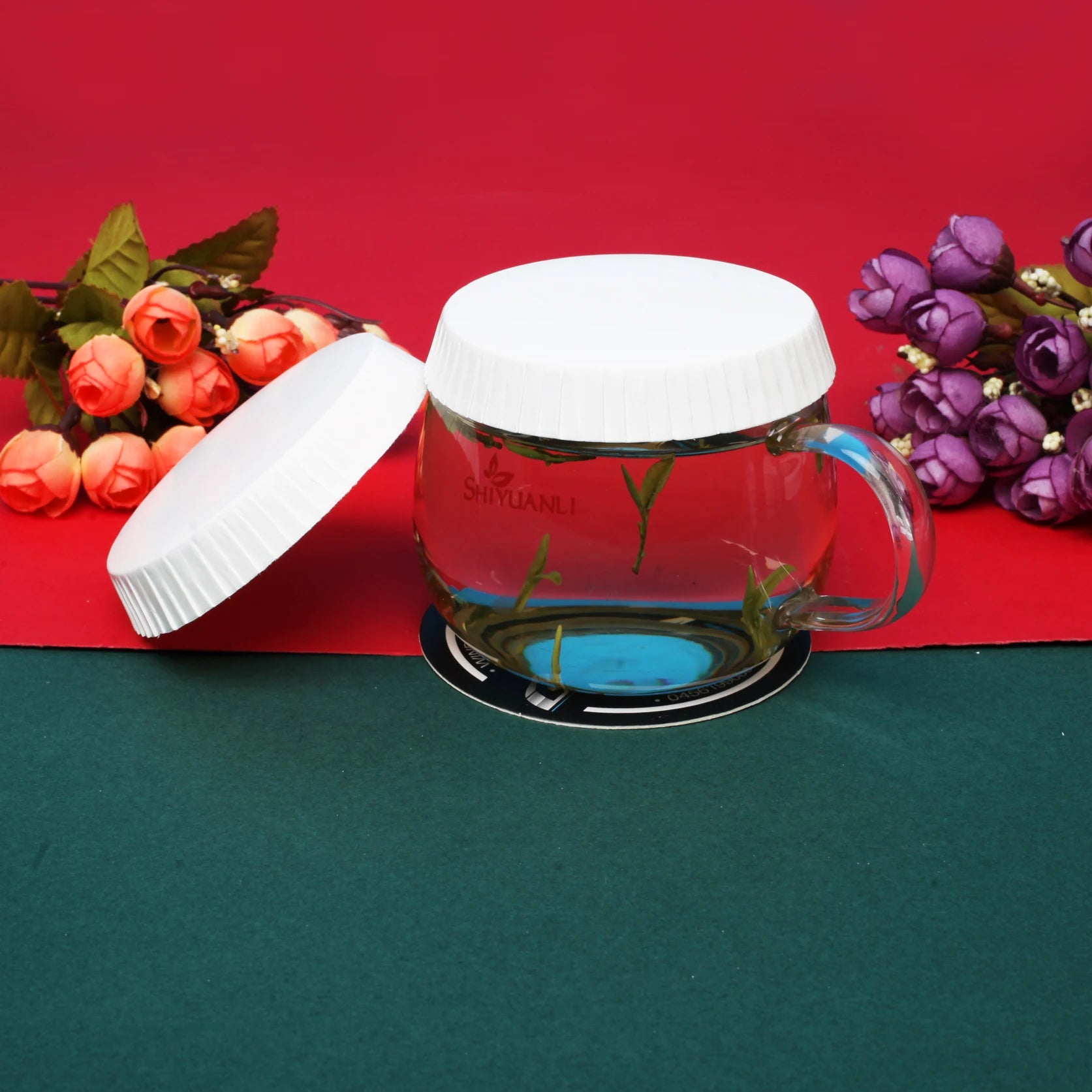 Hotel Restaurant Use Disposable Printing Glass Drink Paper Cup Lid Cover Bottle Paper Cup Cover