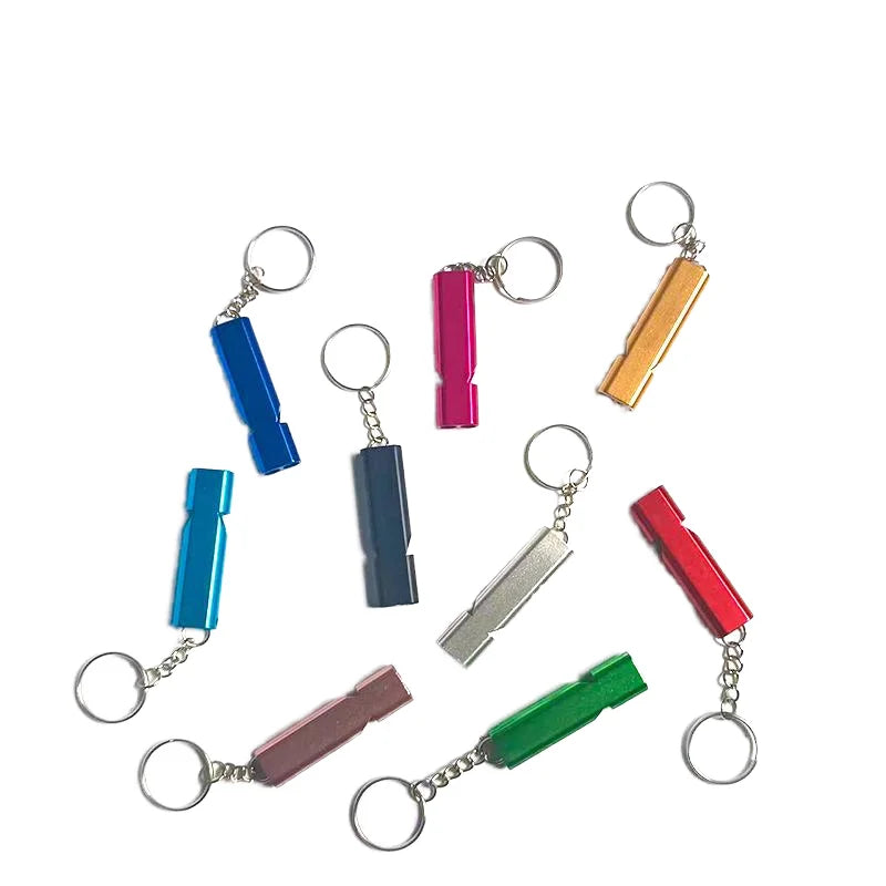 Wholesale Custom Aluminum Alloy & Stainless Steel Keychain Women's Outdoor Emergency Survival Self-Defense Safety Tool