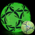 2025 Hot Sale Luminous Soccer Ball Size 5 Indoor Outdoor Training Glowing in the Dark PU Machine Stitched Football Soccer Ball