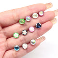 Gaby New Round Shape Stainless Steel Straight Barbell Tongue Rings Vintage Wedding Engagement Gift Piercing Jewelry Wholesale