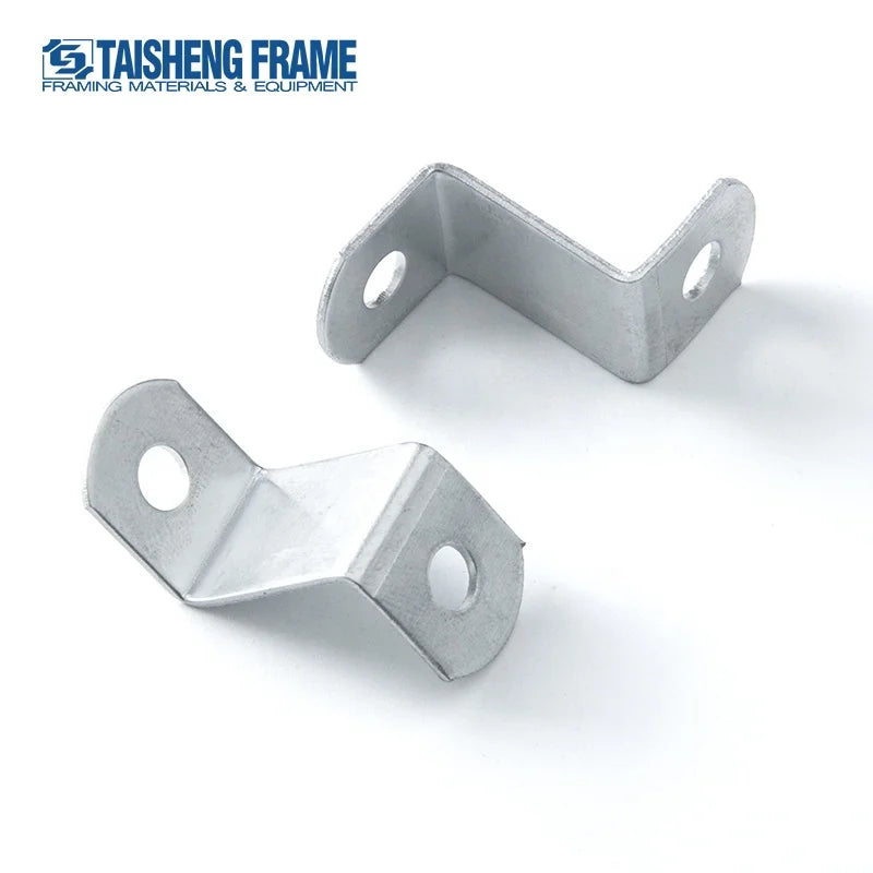 TS-133B Photo Frame Accessories Nickel Frame Backing Clips Painting Offset Mirror Clip Offset Mounting Canvas Z Type Clips