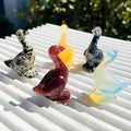 Wholesale New Arrived Animal Craft Crystal Carvings Cute Goose Mixed Materials Crystal Carvings for Decoration