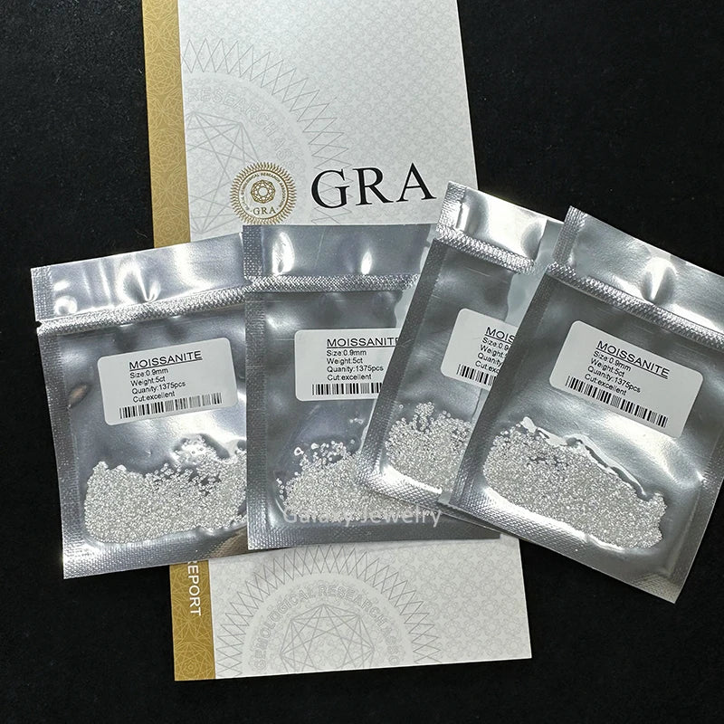 Wholesale Price Carat Round Brilliant Cut 0.8mm-3.0mm Small Mini Melee Diamond for Moissanite Watch Cuban Tennis Chain