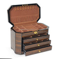 Large Luxury Custom Organizer Wooden Boxes Jewellery case Display Storage Gift Rings Packaging Luxury Gift Wood Jewelry Box