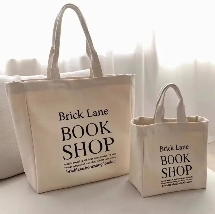 Hot Selling Custom Logo Eco-Friendly Cotton Canvas Tote Bag Fashionable Eco-friendly Shopping Bag for Supermarket Use