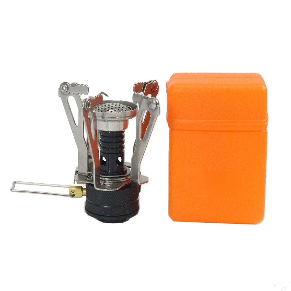 Ultralight Backpacking Cooking System Gear Portable Outdoor Heating Mini Camping Gas Stove for Fishing Hiking