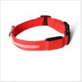 Adjustable USB Rechargeable LED Classic Eco-Friendly Nylon Glowing in the Dark Anti-Lost Night Safety Dog Collar