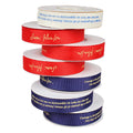 2025 Hot Selling Wholesales Ribbon Party Decoration  Gift Package Ribbon Grosgrain logo Customized Printed