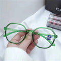 Custom logo Retro Round Anti Blue Reading Glasses Ladies Computer Prescription Glasses Frame 2022 TR HD Reading Eyeglasses Frame