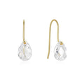 Fine Non Tarnish S925 Sterling Silver Water Drop 5A ZIrcon Hook Earrings Set for Women Jewelry