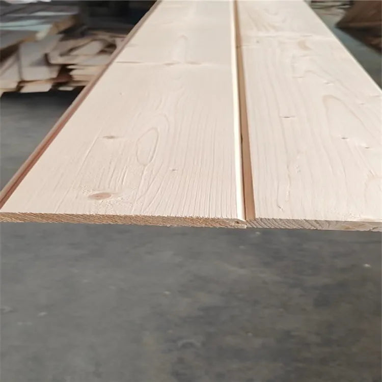 Fire/Spruce Solid Wood Board Natural Drying Wood Anticorrosion Shiplap Siding