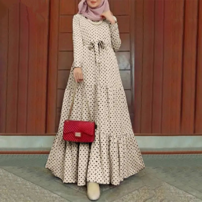 2023 New Design Dubai Saudi Fashion Dress for Girls & Muslim Women Plus Size Breathable Abaya Dashiki Dress
