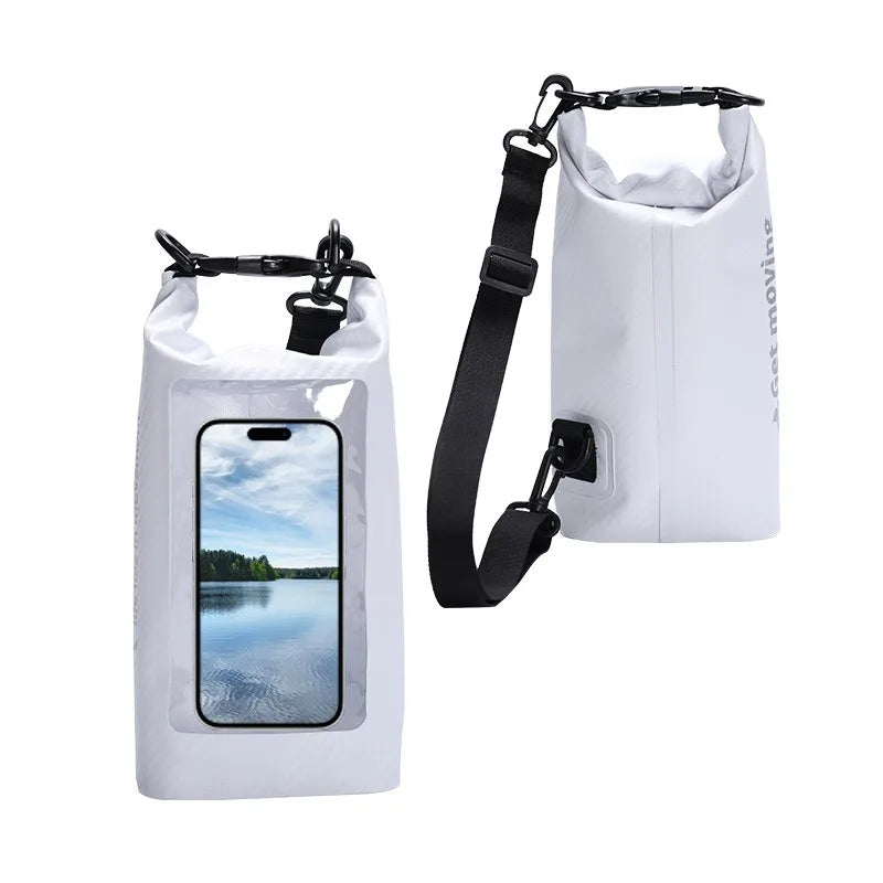 Sinodiving Custom Logo 500D PVC 2L Waterproof Bag Lightweight 2L Impermeable Outdoor Adventure Gear for Camping