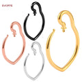 Evorte Stainless Steel Plug & Tunnel Ear Gauges & Flesh Tunnels Jewelry Classic Style Unisex Party Occasion