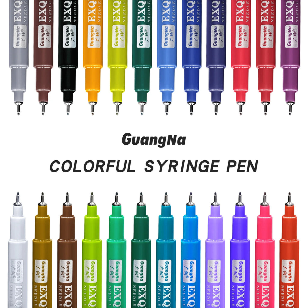 24 Colors Artist Micron Needle Line Marker Pen With Non-Toxic Waterproof Pigment for Painting Art Supplies