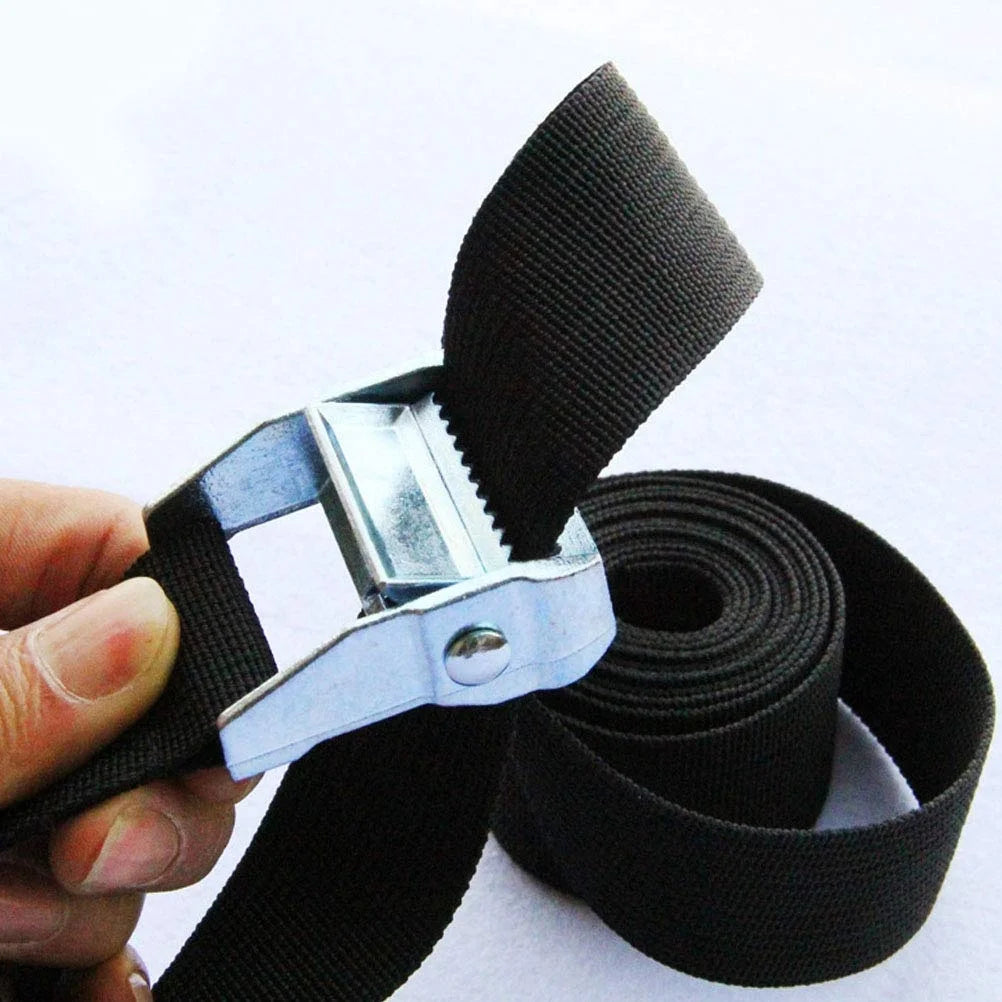 Heavy Duty 1 Inch Nylon Tie Down Strap 25mm Cambuckle Lashing Strap With Self-Adhesive Feature for Shoes Bags Garments