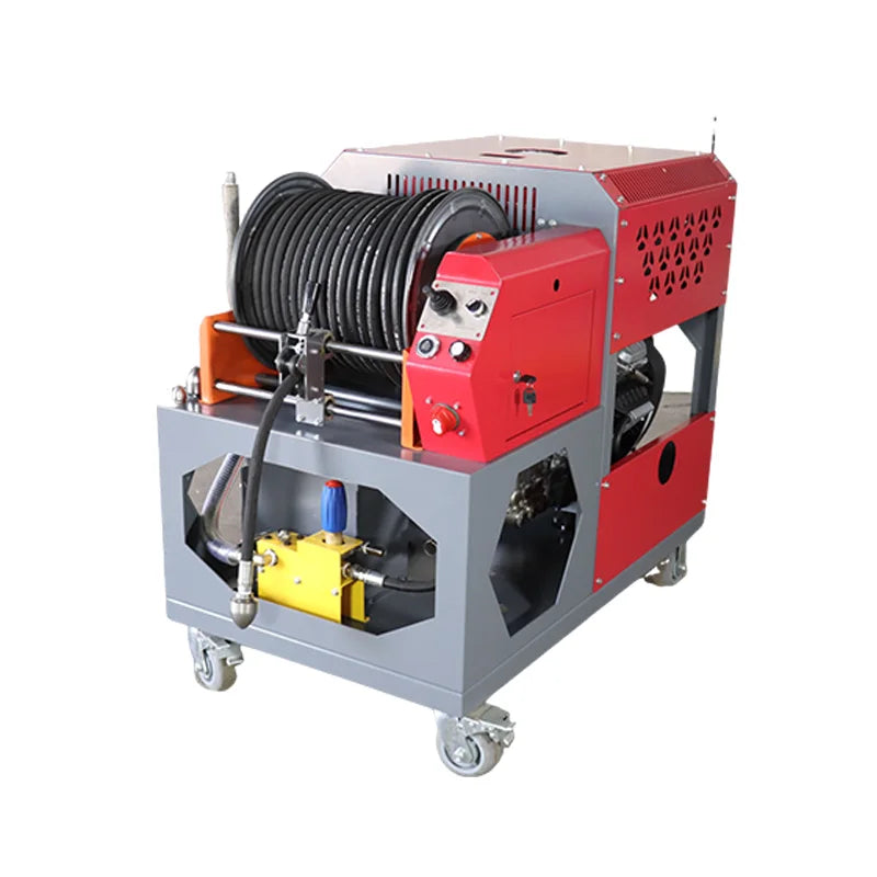 37HP Gasoline Water Jet Pump 2900Psi 85LPM New Pipeline Dredging Machine Sewer Drain Sewage Cleaner Pressure Washing Jetter