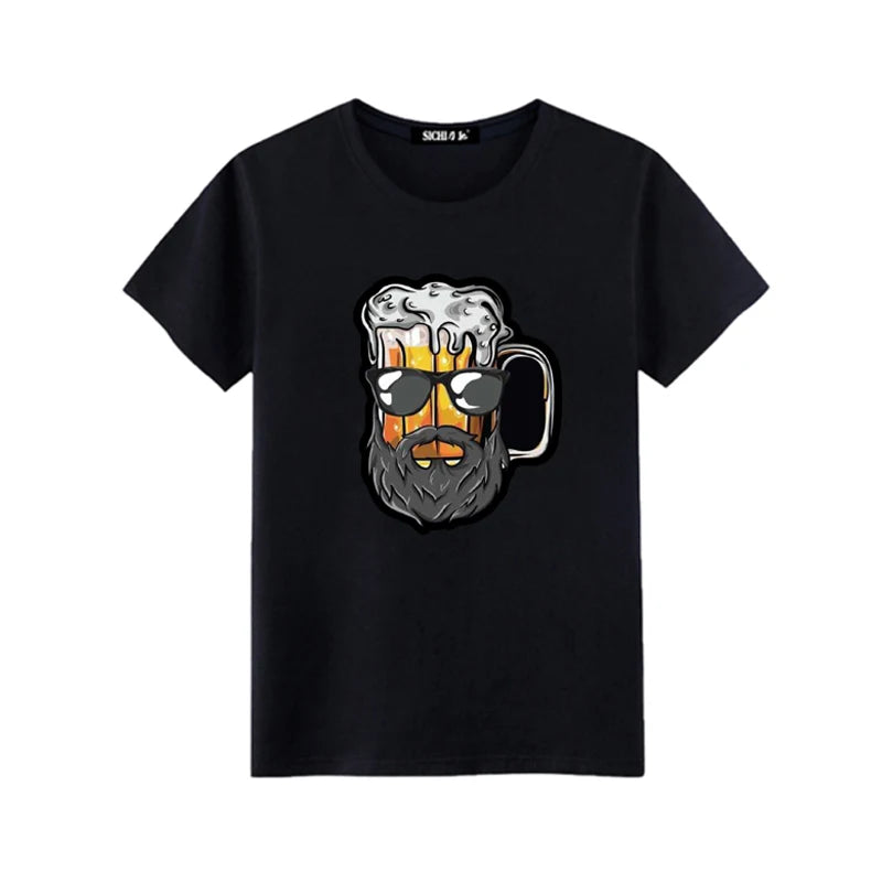 Customized Design Soft Washable El Panel t Shirt Led Flashing Birthday Party t Shirts