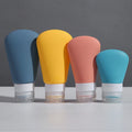 New Design Bpa Free Food Grade Silicone Dismountable Foldable Eco-friendly Portable Emulsion Travel Tube Squeeser