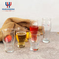 Elegant Custom Logo Printed 480ml 16oz Clear Transparent Soda Water Juice Drinking Beer Glasses Wholesale for Bar Restaurant Use