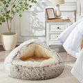 Perfect Anti-Slip Bottom PP Cotton Filled Dog Sofa Bed Cave Nest for Cats & Dogs