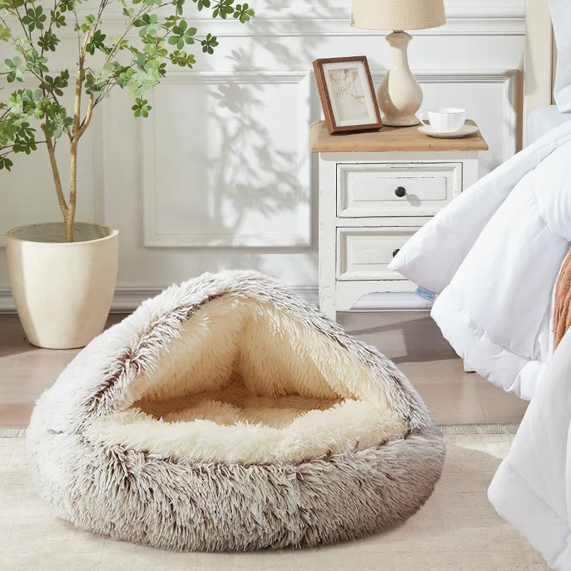 Perfect Anti-Slip Bottom PP Cotton Filled Dog Sofa Bed Cave Nest for Cats & Dogs