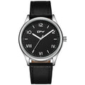 Luxury Men Wrist Watch Custom Relojes De Cuarzo Para Hombre Wristwatches Black Quartz Steel Silver Watch for Men