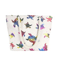 Women's Eco-Friendly Canvas Shopping Tote Handbag Long Durability Hot Stamping Printed Design Screen Wholesale PC Material