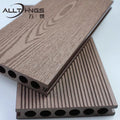 Wood Substitute Hollow Hole Terasse Advanced Wood Composite Wood Grain Embossing Wpc Outdoor Suelo Exterior Floor