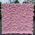 5D Customized Artificial Peony Flower Wall Backdrop Red Rose Floral Wall Panel  for Wedding Decor