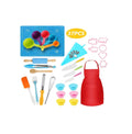 37PCS Kids Cooking and Baking SetUtensils Suitable for Baking Interesting Gifts for Children Kids Cooking Utensils Kids Baking