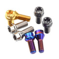 TITST GR5 Titanium Automotive Wheel Hub Screws M12/M14 X28 X1.5/1.25mm T70 Head Anodized Finish