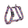 2025 High Brightness Adjustable Mini Dog Harness H-Shaped Free Design New Tetoron Webbing Durable Nylon Pet Products Factory