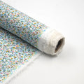 Custom Blue Little Flower Digital Print Fashion Women Organic Cotton Fabric 100% Printed Cotton Fabric for Garment