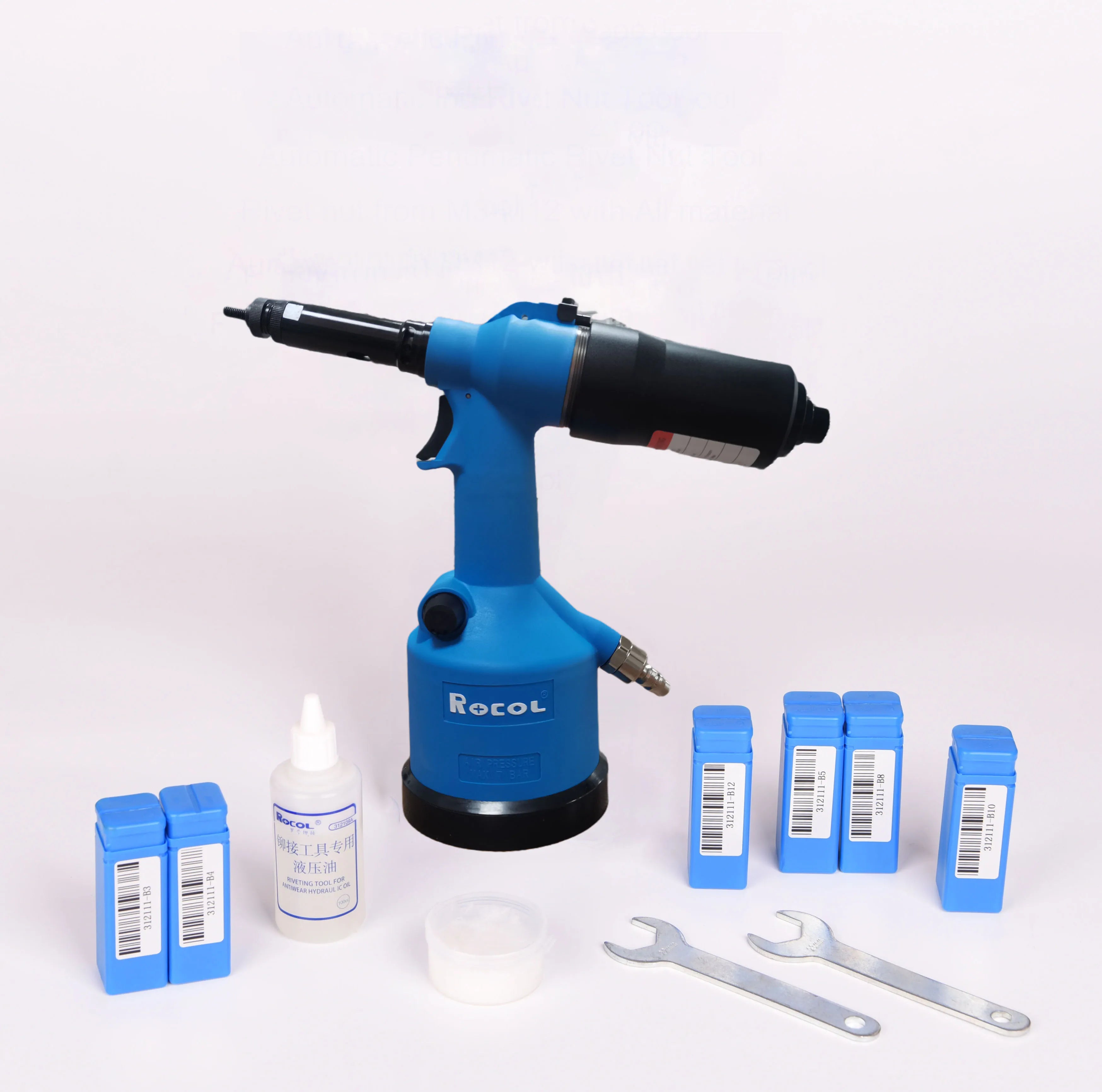 China Big Factory Good Price Handheld Stainless Steel Pneumatic Air Rivet Nut Gun Pneumatic Hydraulic Tools/