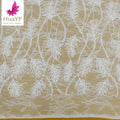 HY2131-4 Hot Selling Beaded Bridal Chantilly Lace With Sequins Mesh Embroidered Wedding Dress Fabrics