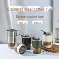 Customizable Stainless Steel 304 Coffee Cup with Engraving Large Small Step Cups for Outdoor Camping Direct Drinking Beer Cup